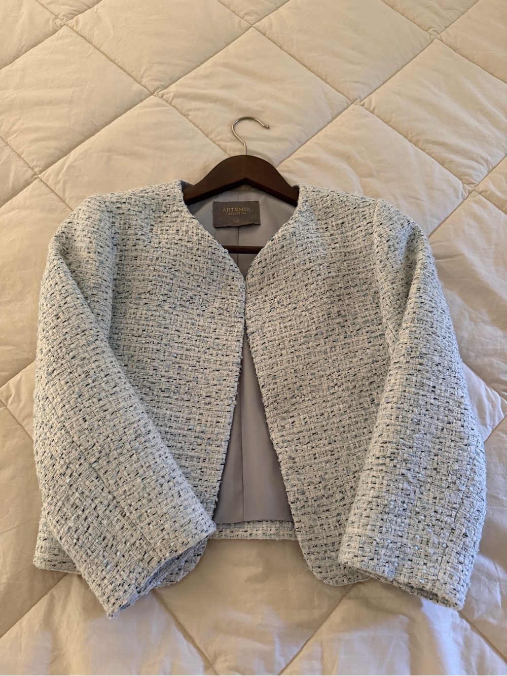 Tweed Crop Blazer